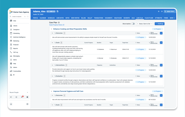 personalized care plans