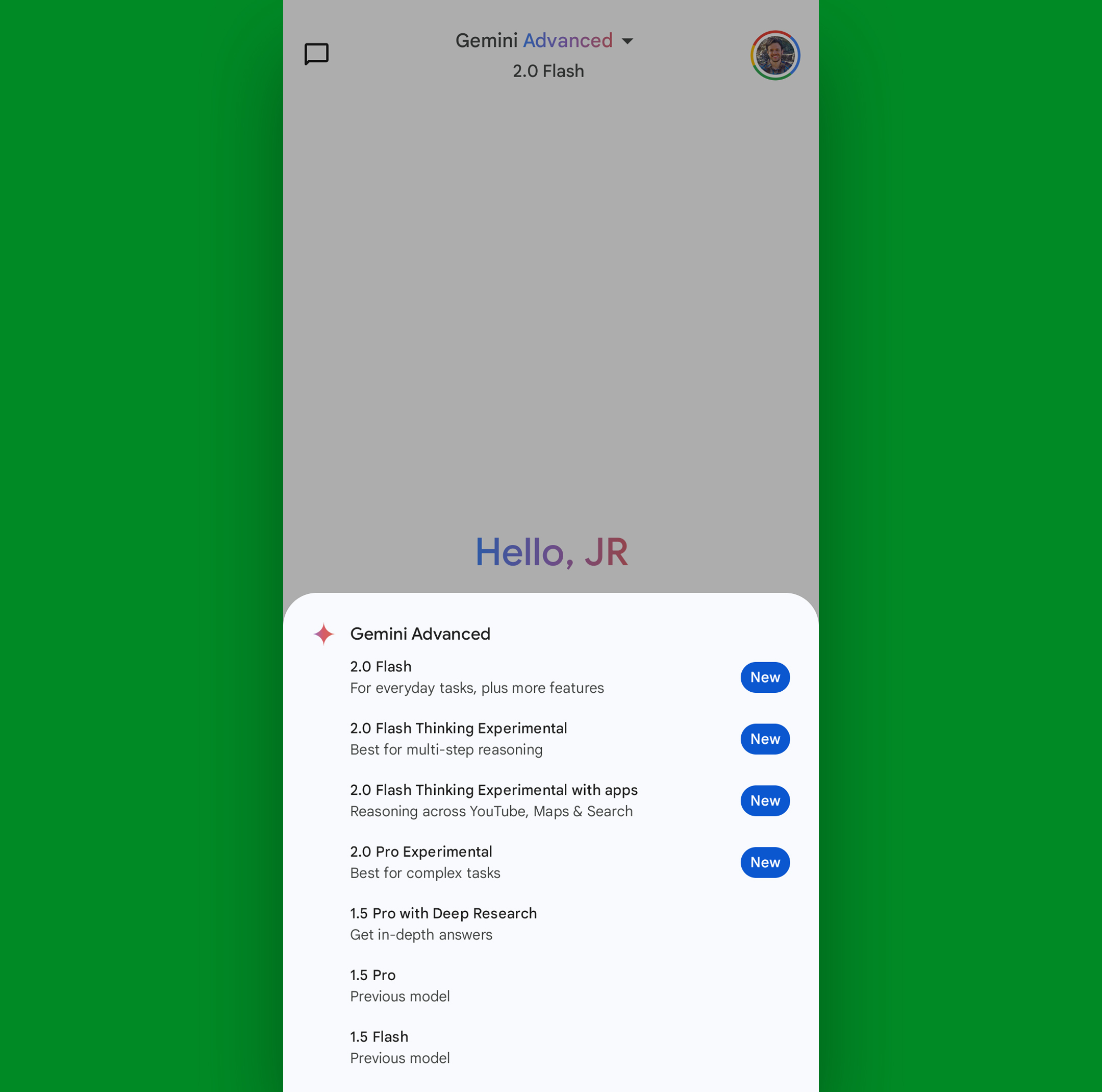 Google Gemini Android models