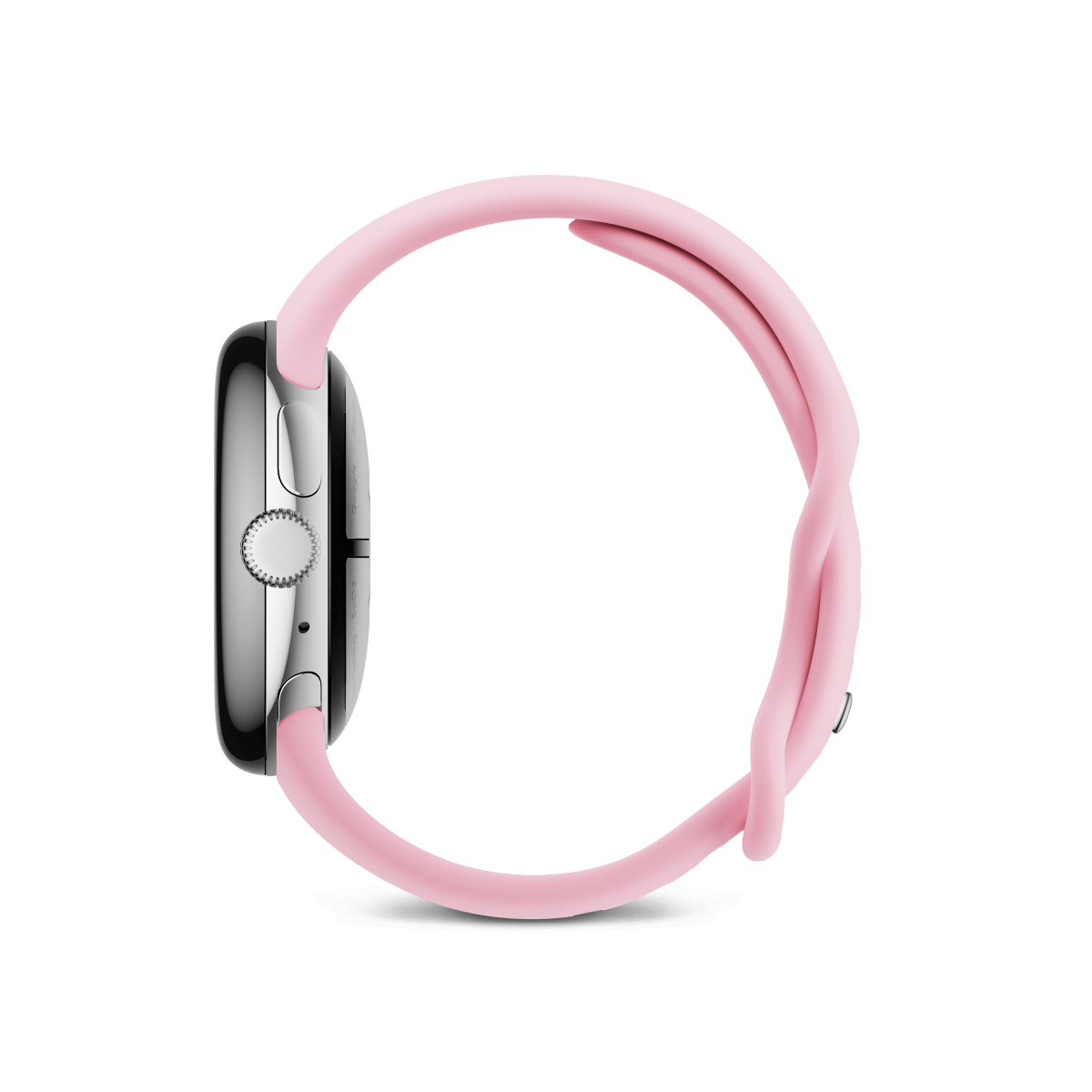Pixel Watch 3 41mm Active Rose Quartz Side 3