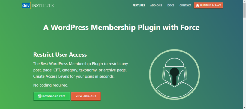 WordPress Restrict Content Plugin - Restrict user access 1