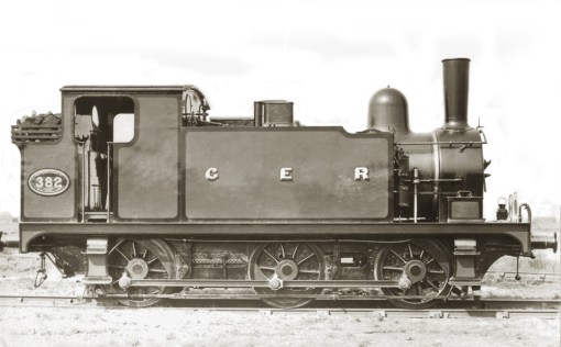 No 382 was in for Works at the same time as no.372 (above), between late 1904 and early 1905, but in this case the number plate records 1905 as the date. It makes a nice comparrison with no.377 in the previous entry. Photograph © Public Domain.