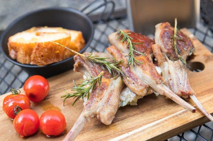 ラムチョップのハーブグリル