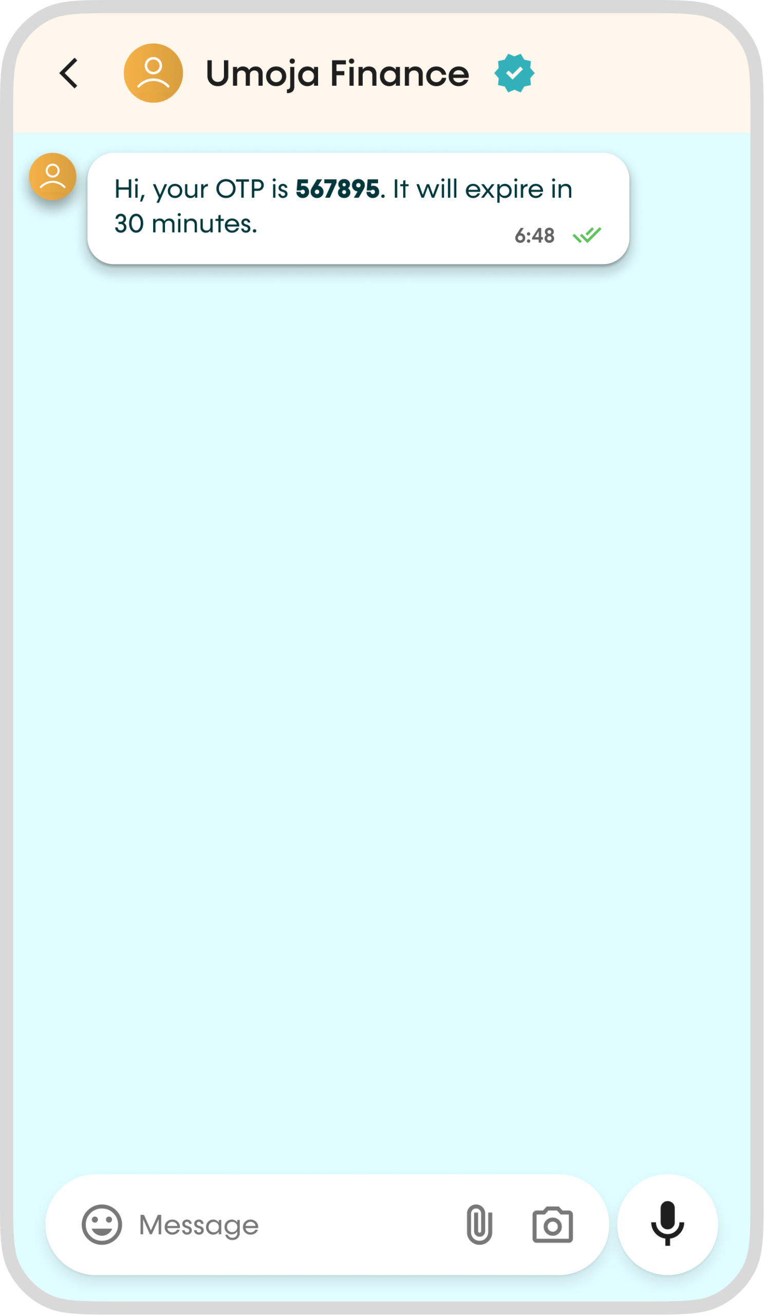 Finance OTP usage Finance OTP usage