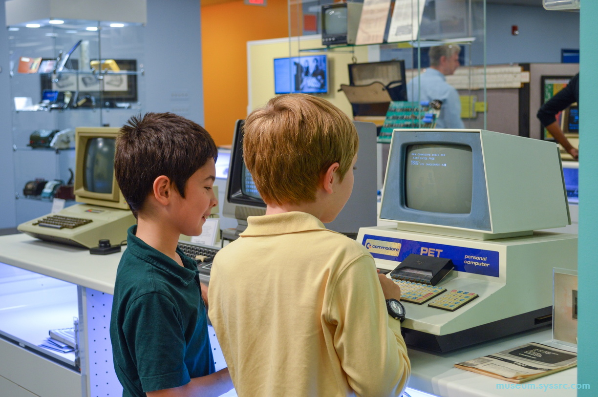Kids with Commodore Pet