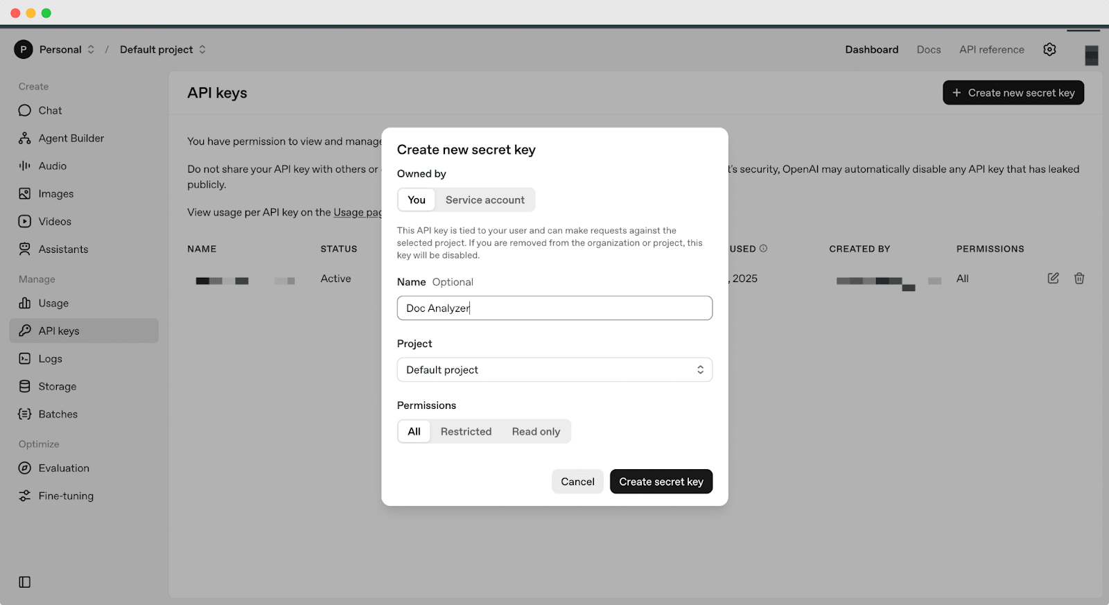 How to Use BetterDocs Doc Quality Analysis with AI 2 Create new secret key