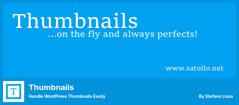 Thumbnails Plugin - Handle WordPress Thumbnails Easily