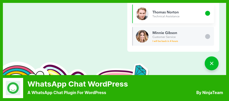 WhatsApp Chat WordPress Plugin - a WhatsApp Chat Plugin for WordPress