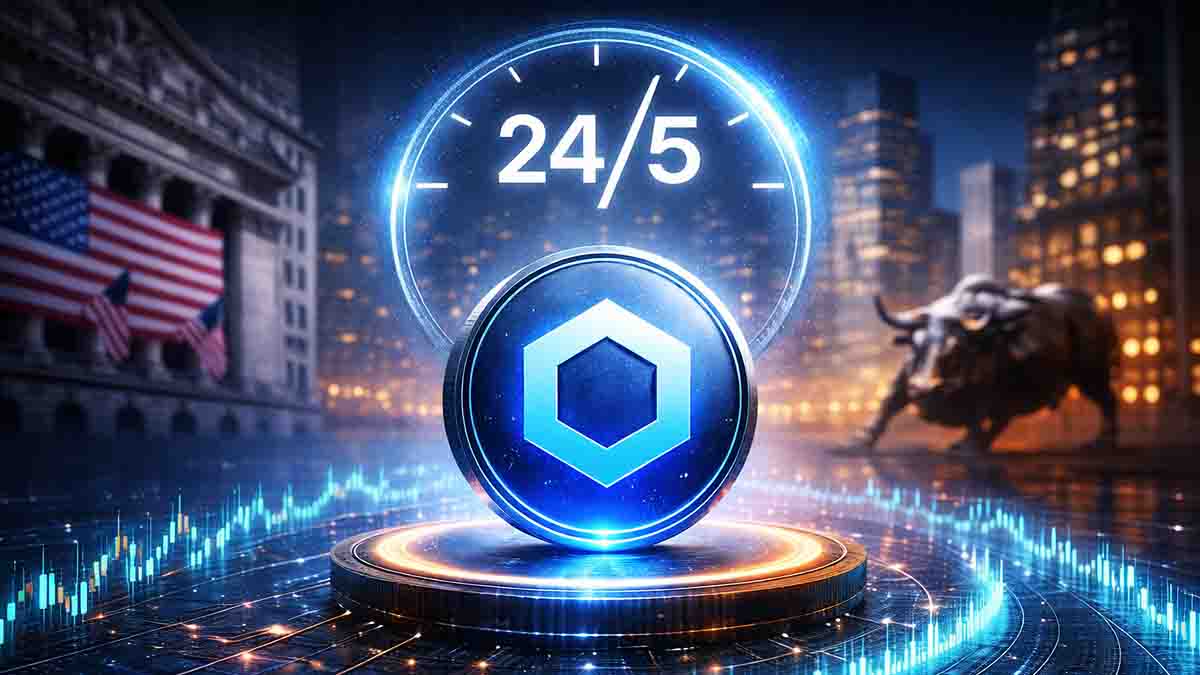 チェーンリンク、米国株・ETFのオンチェーン価格を24時間体制で提供開始(Chainlink launches 24/7 on-chain pricing for U.S. stocks and ETFs)