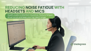 reducing noise fatigue with headsets and mics
