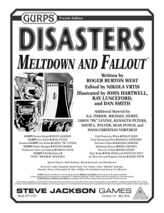 Cover Page for GURPS Disasters: Meltdown and Fallout