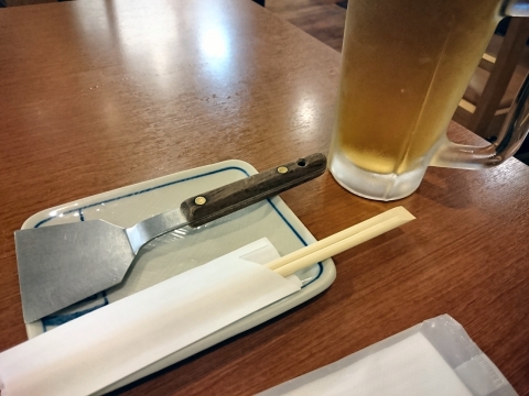 生ビール@広島焼ののすけ