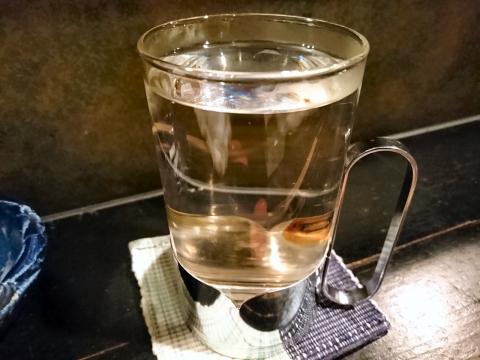 赤霧島お湯割り@酒宴縁