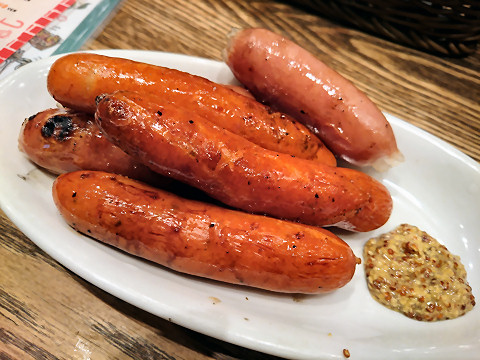 ソーセージグリル盛り合わせ@ナガグツミート