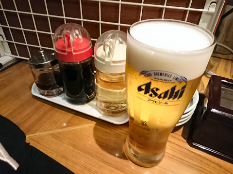生ビール・カスター@ぎょうざ処だいきち