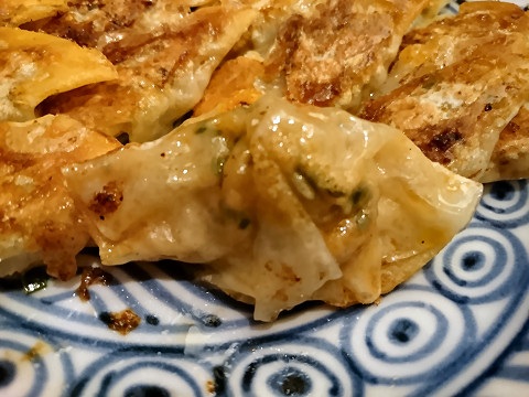 ぎょうざ裏面@ぎょうざ処だいきち