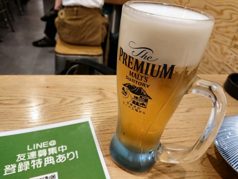 プレモル生中@しんちゃんアメ村