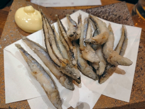 きびなごの唐揚げ@燈火