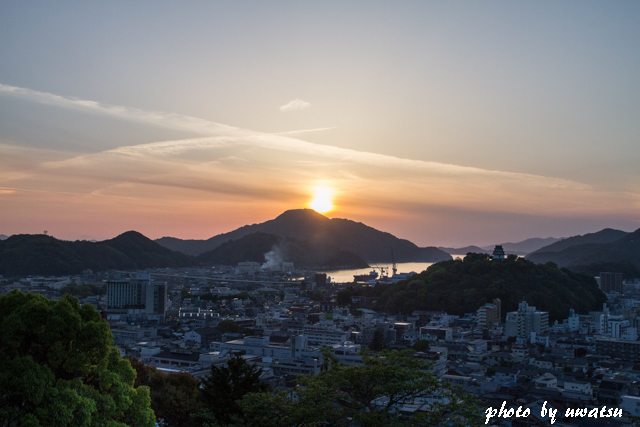 愛宕山夕景(1)