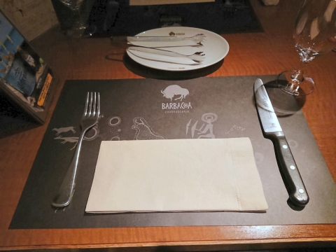 テーブルセッティング@バルバッコア