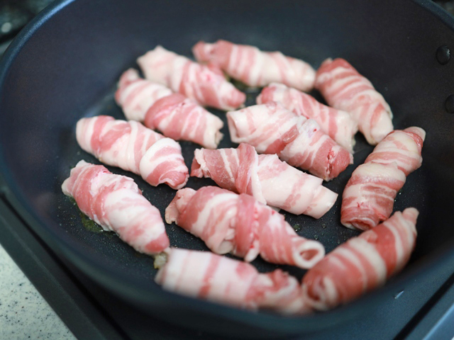 豚バラ肉の巻き焼き03