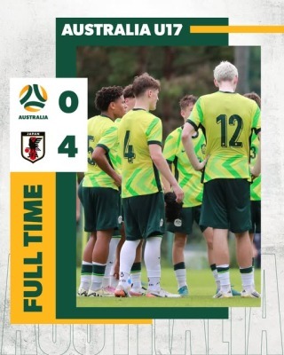 Australia 0_4 Japan U17 Youth Football tournament in Niigata