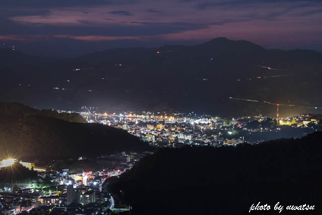 八幡浜街夜景