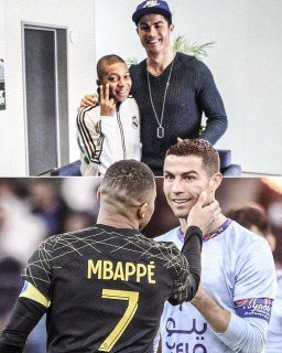 Kylian Mbappé has really followed in the footsteps of his idol Cristiano Ronaldo