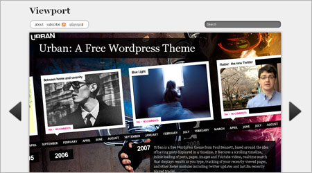 大き目の画像を表示できるテンプレート