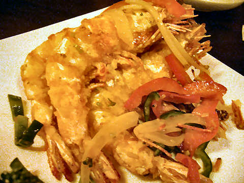 車海老の5香スパイス揚げ@梁亜楼