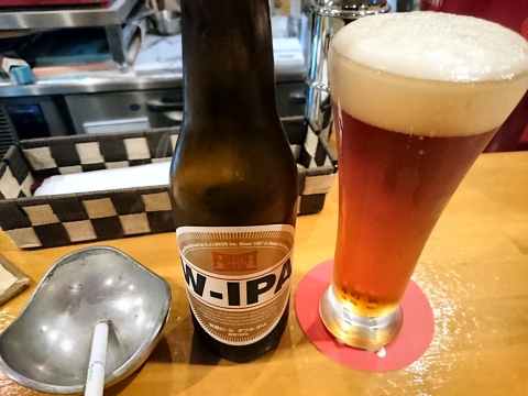 箕面ビール・W-IPA@ビストロバールマータ