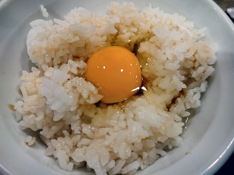 卵かけご飯@徳島ラーメン東大