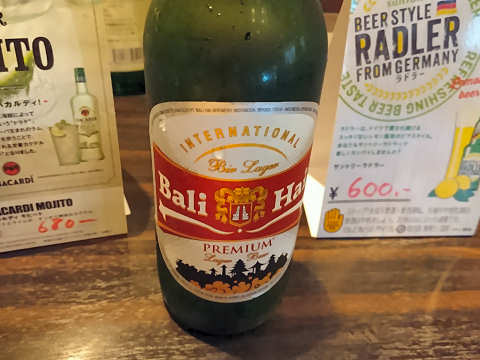 バリハイビール@ウブドスチ