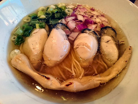 極上牡蠣ダブルラーメン@牡蠣小屋むんちゃん