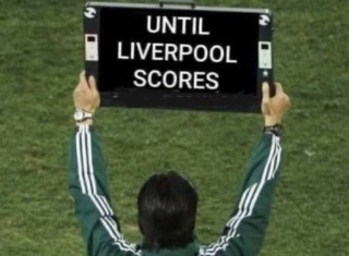 The referee first half during Brentford vs Liverpool