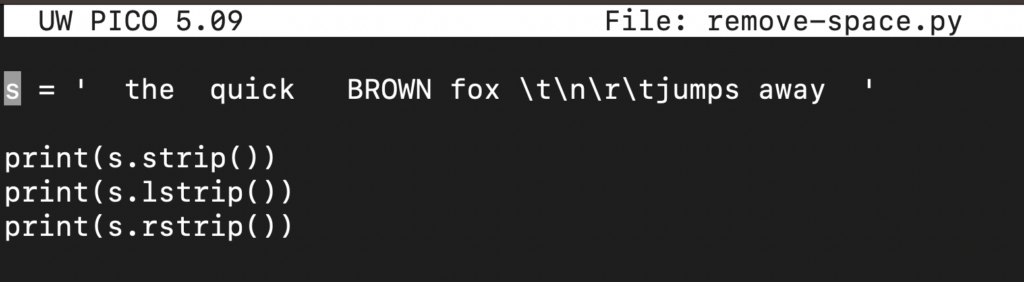 different ways of using strip