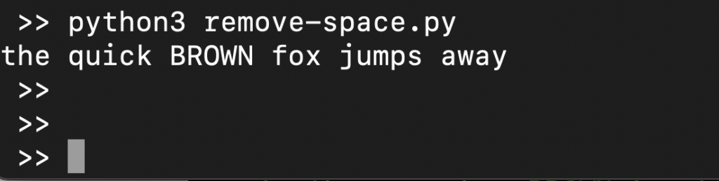 run script of split and join