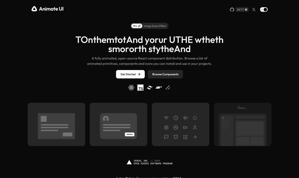 Animated UI Component Libraries for React (2026) 2 animate_ui-animated-ui-component-library
