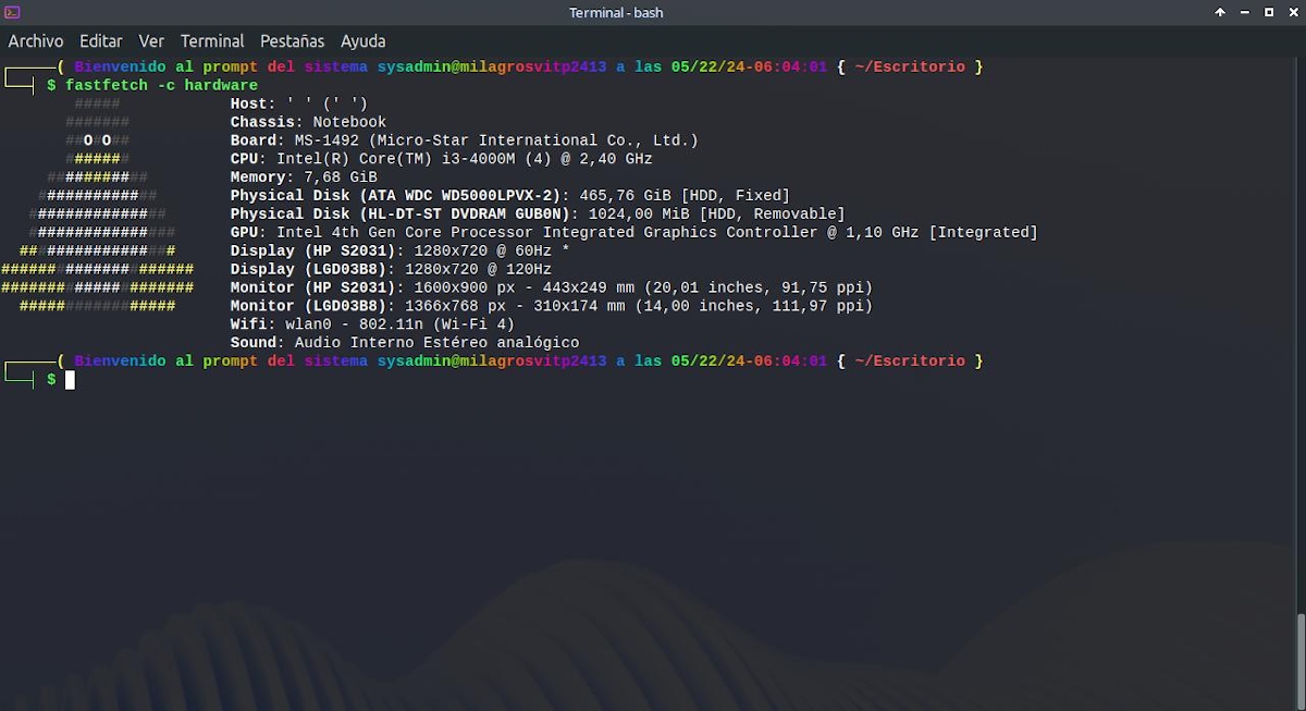 fastfetch -c-hardware