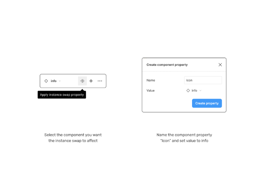 Example Typical Use Case For Instance Swap Property In Figma