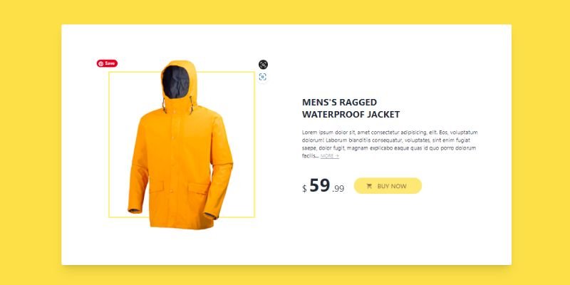 Full width Product Card