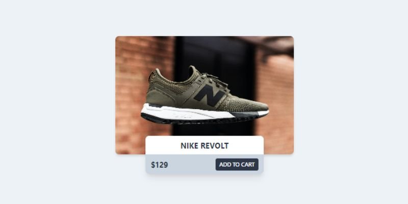 Overlapping Product Card