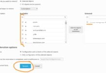 How to restore a backup in Plesk