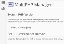 How to upgrade or change your PHP version in cPanel