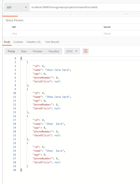mongo repository fields attributes include and exclude output mongo repository fields attributes include and exclude output