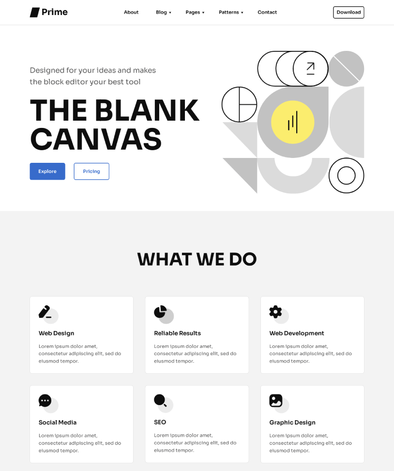 Prime – Free WordPress Block Theme