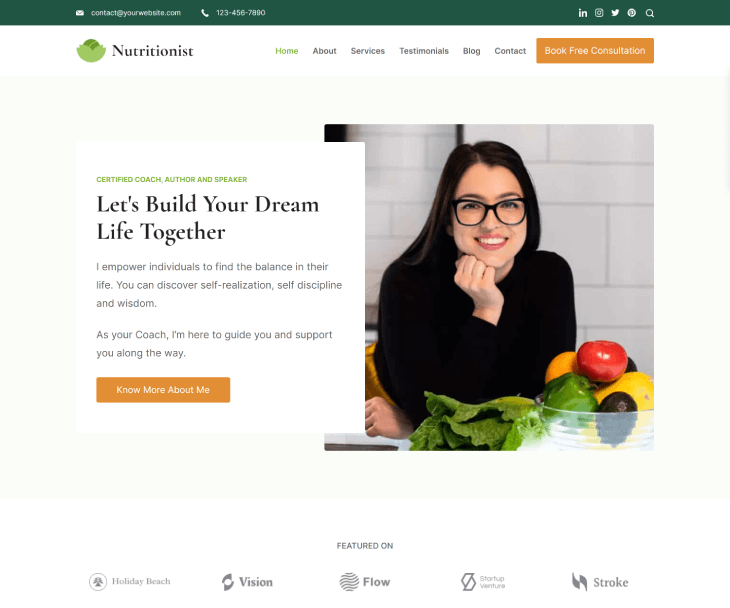 Rishi Theme Nutritionist