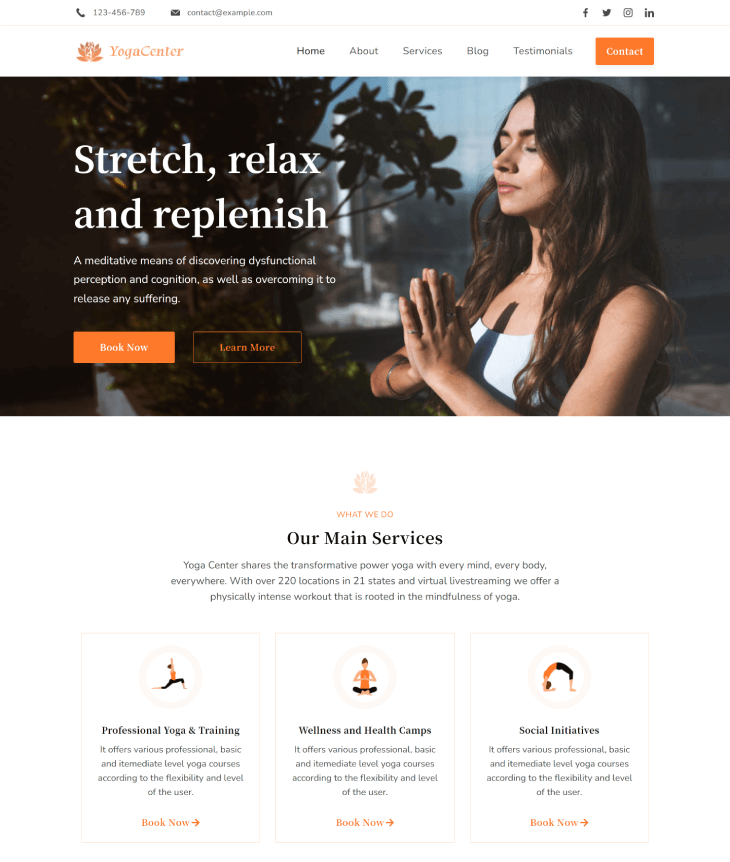 Rishi Theme yoga-center