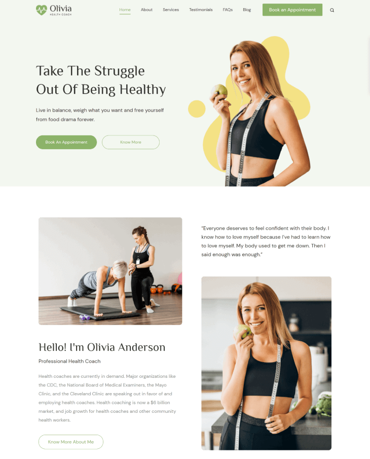 Rishi theme Health coach