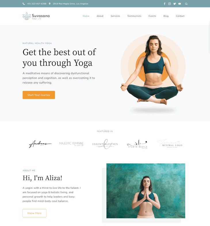 Rishi theme Yoga Coach