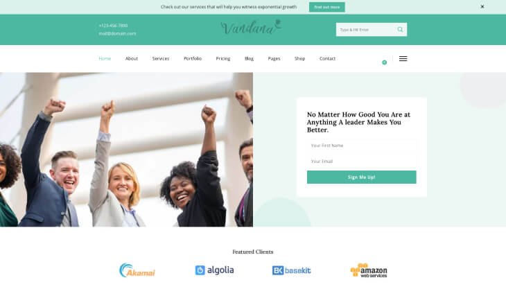 Vandana Life Coach Template